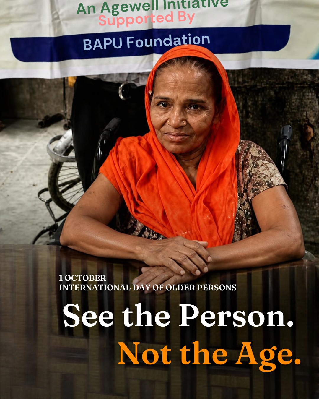 International Day of Older Persons — BAPU Foundation Instagram post