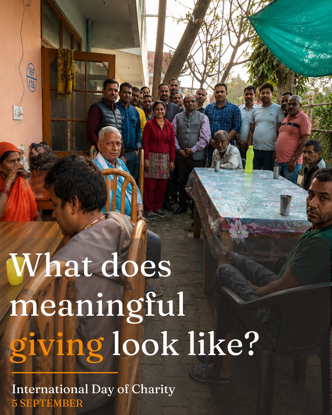 International Day of Charity — BAPU Foundation Instagram post